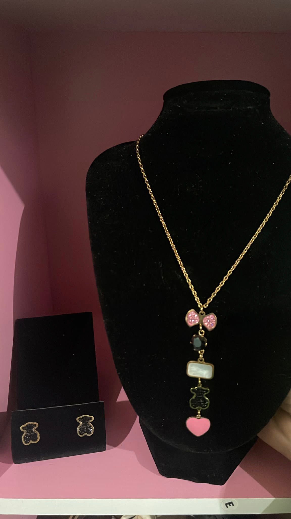 TT PINK BLACK Bear Set