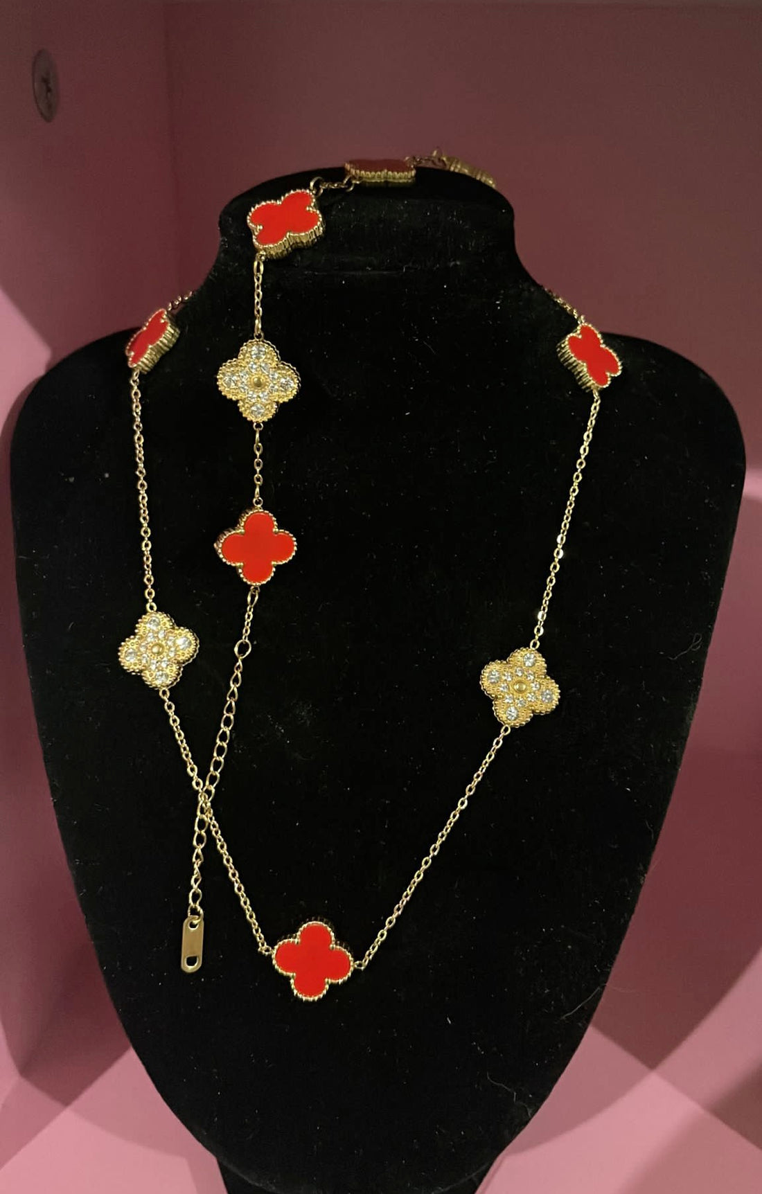 Red Gold Clover Set